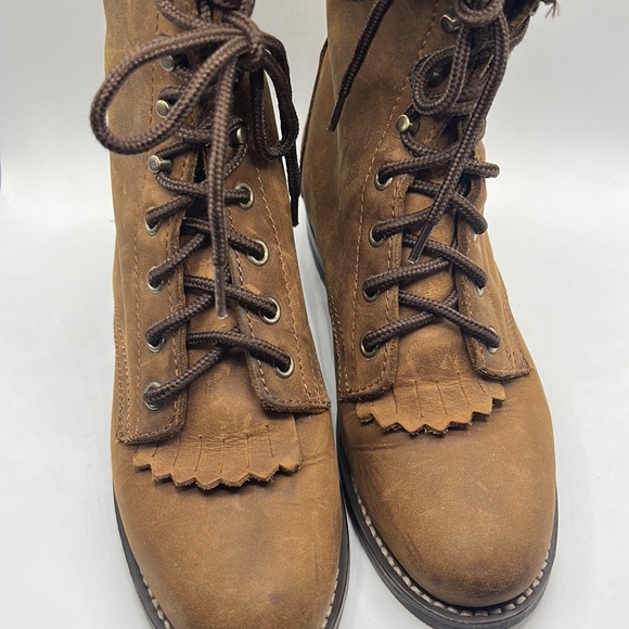 Laredo Lace Up Western Boot - Picture 3 of 10